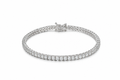 Close-up of KETERRISE cubic zirconia tennis bracelet sparkle