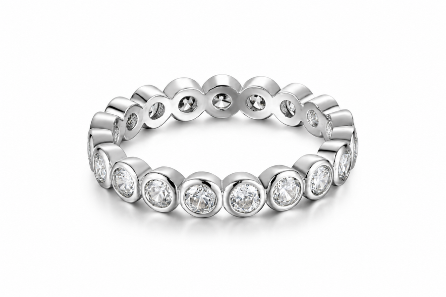 Bezel Eternity Band