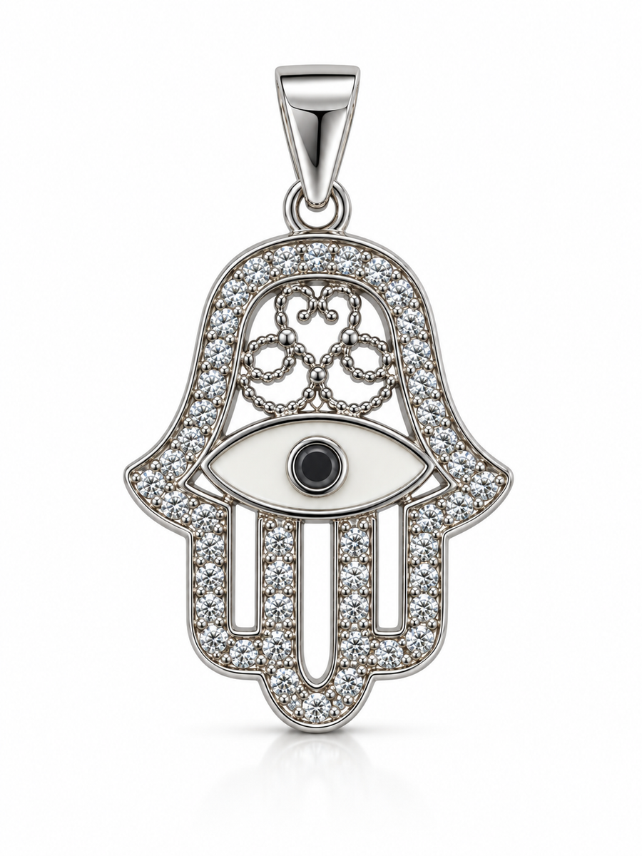 Evil Eye Hamsa Pendant