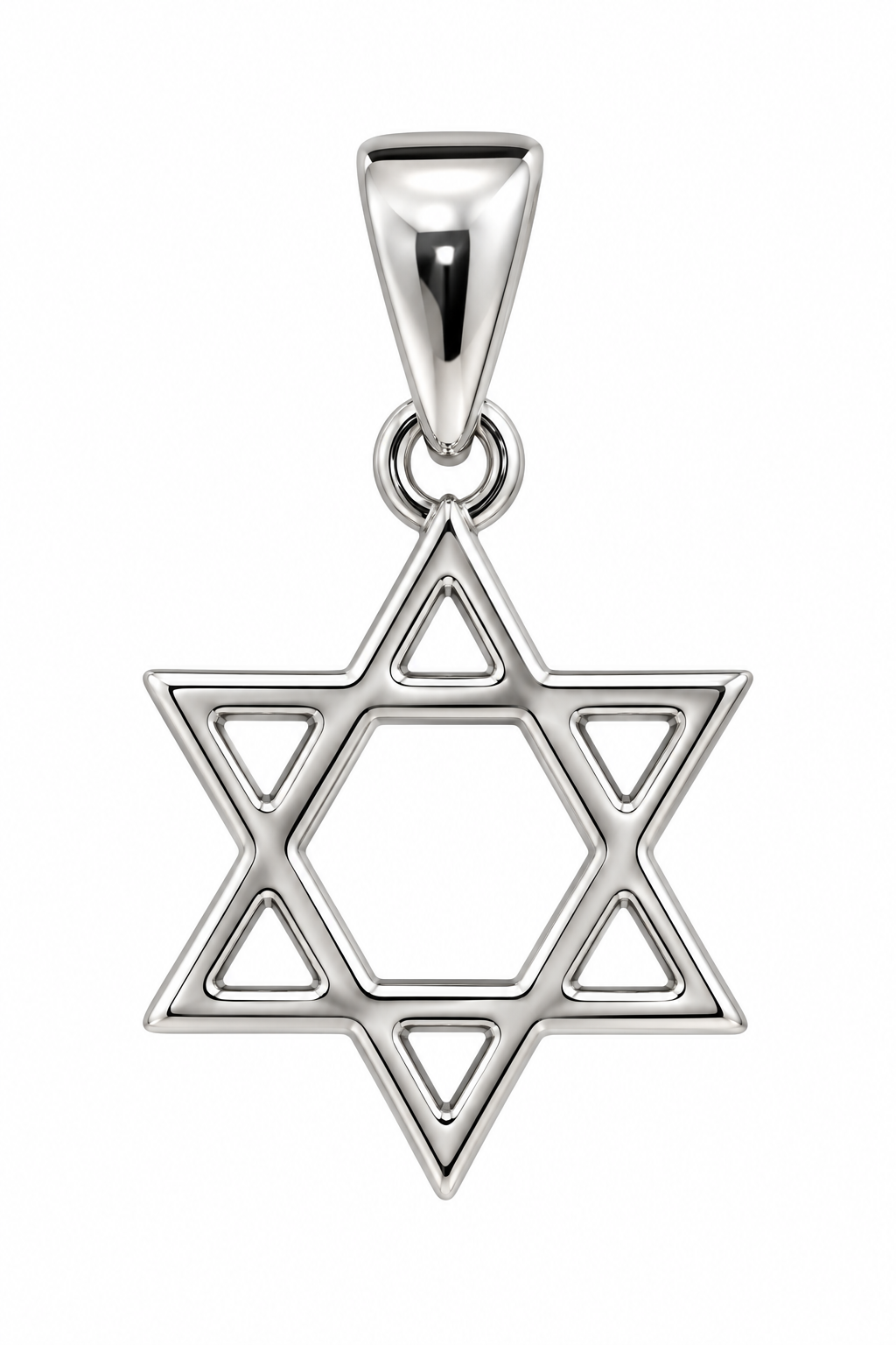 Classic Open Star of David Pendant