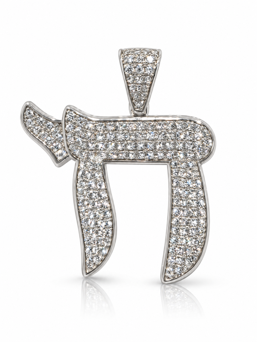 Pavé Chai Pendant