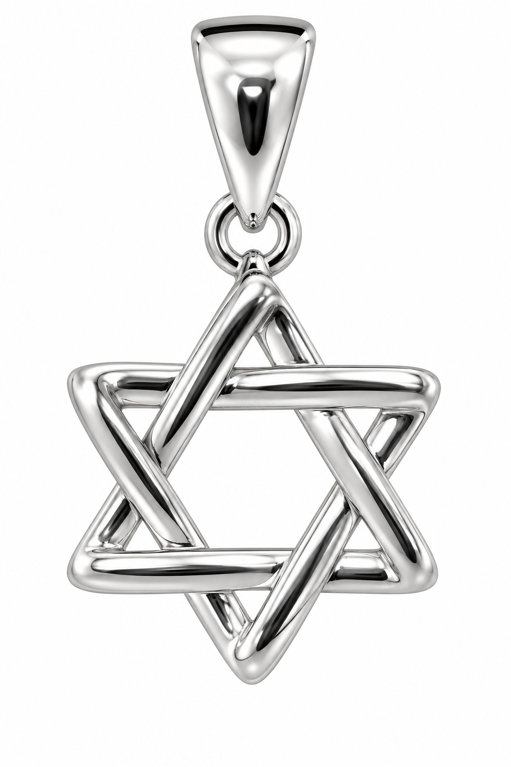 Interlocking Star of David Pendant