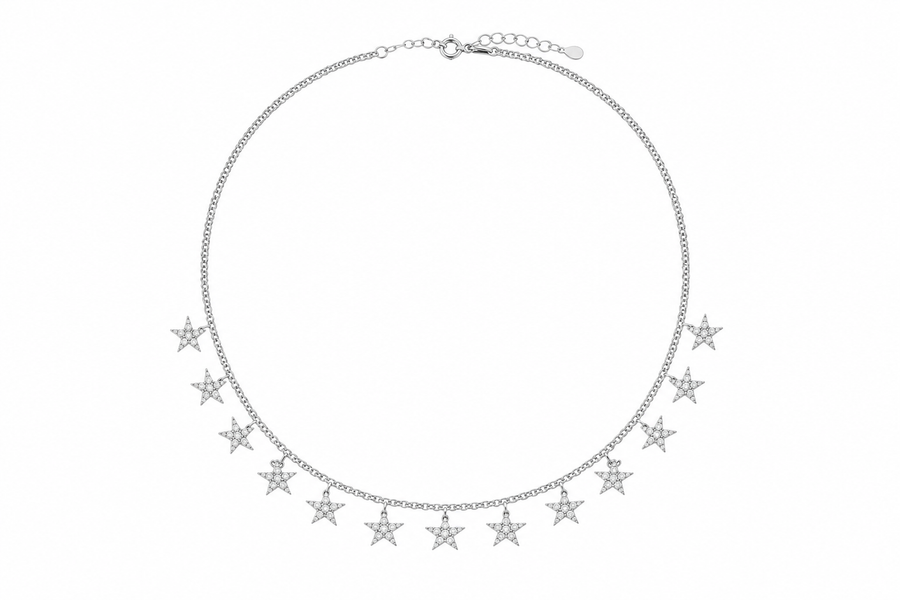CZ Star Charm Necklace