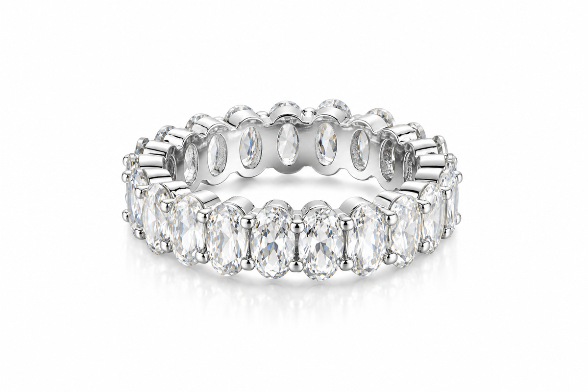 Oval Eternity Band