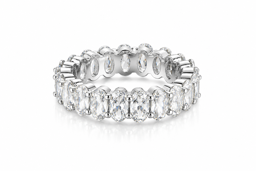 Oval Eternity Band
