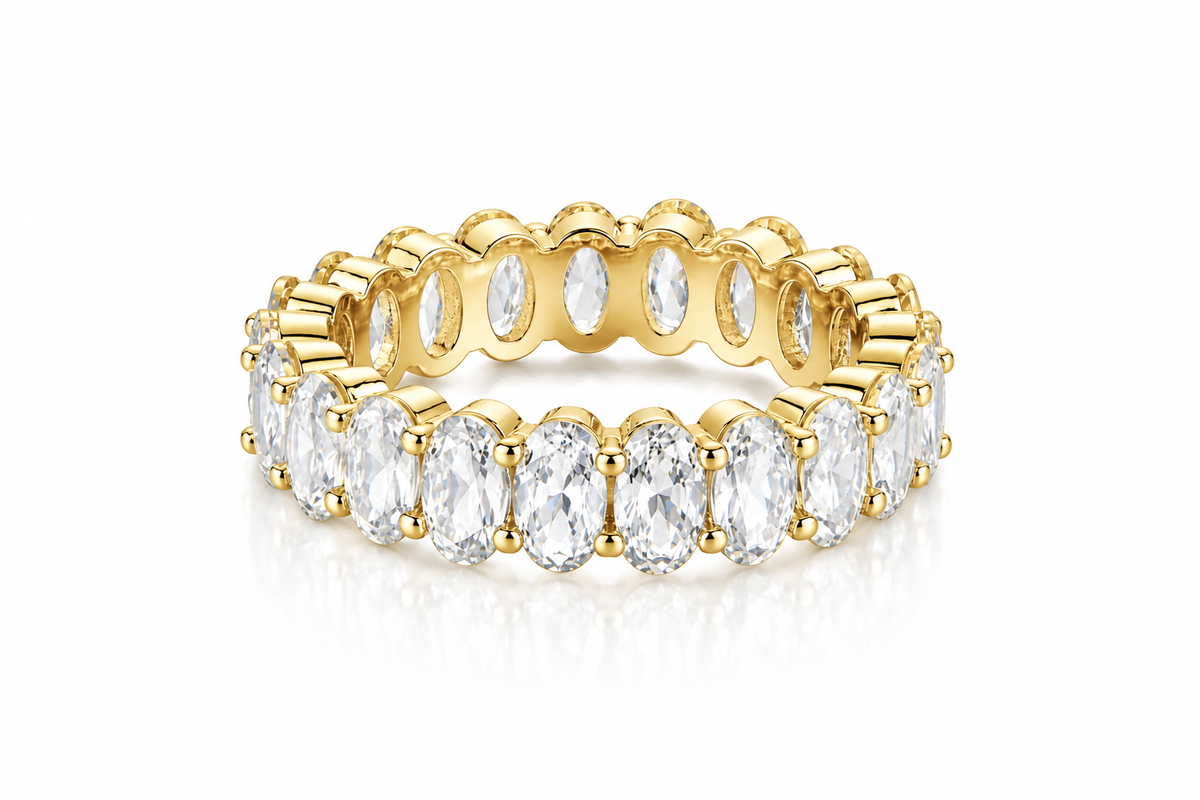 Oval Eternity Band