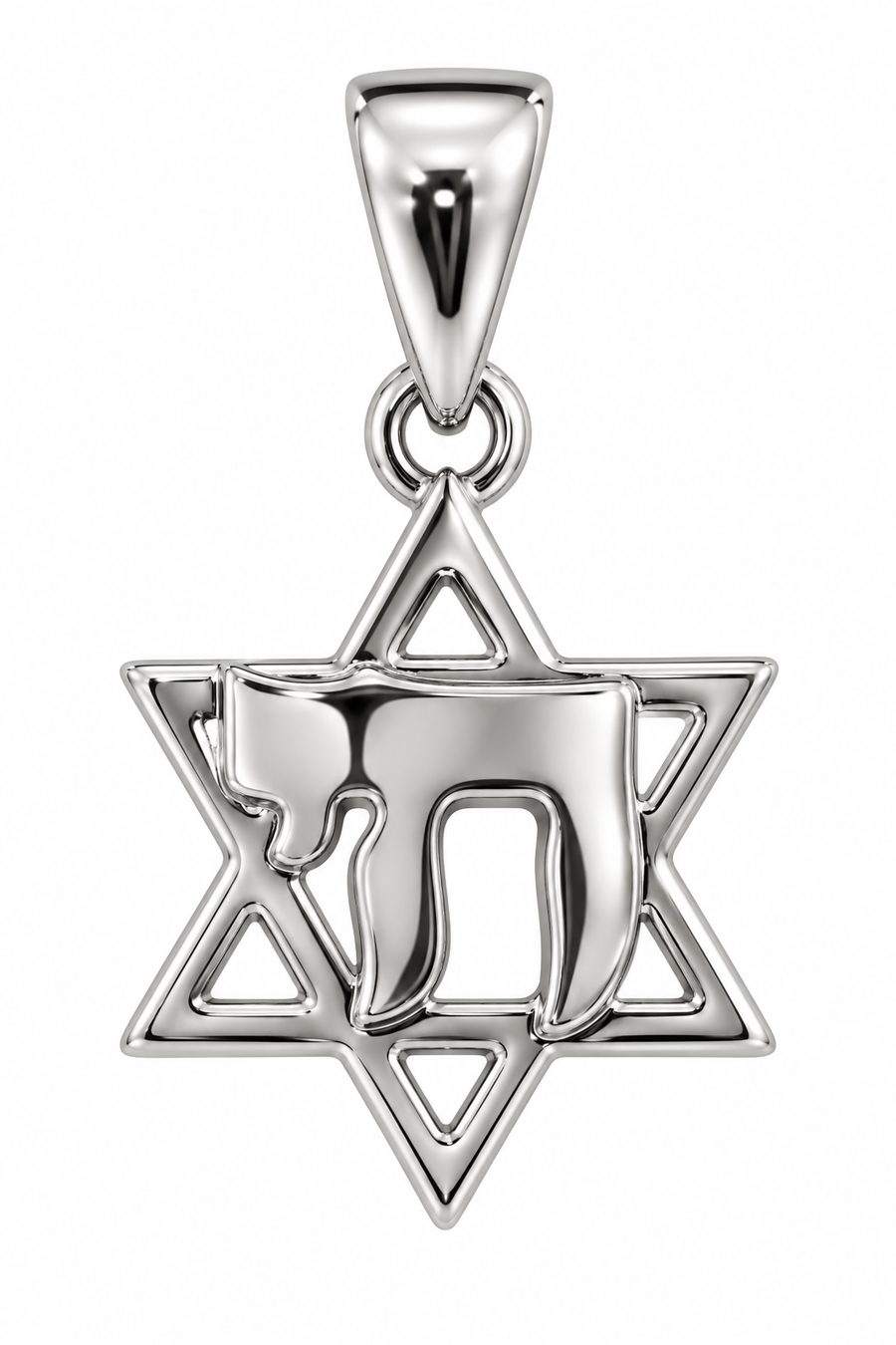 Chai Star of David Pendant