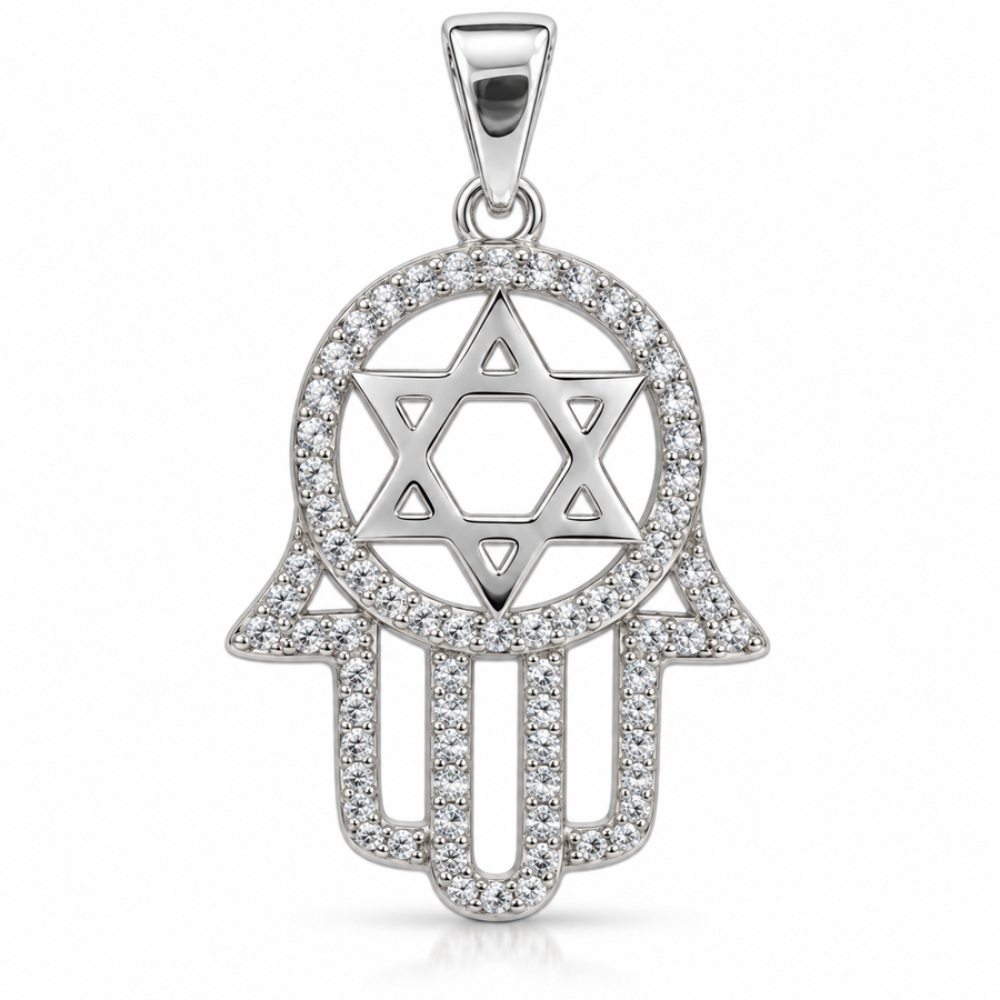 Star of David Hamsa Pendant