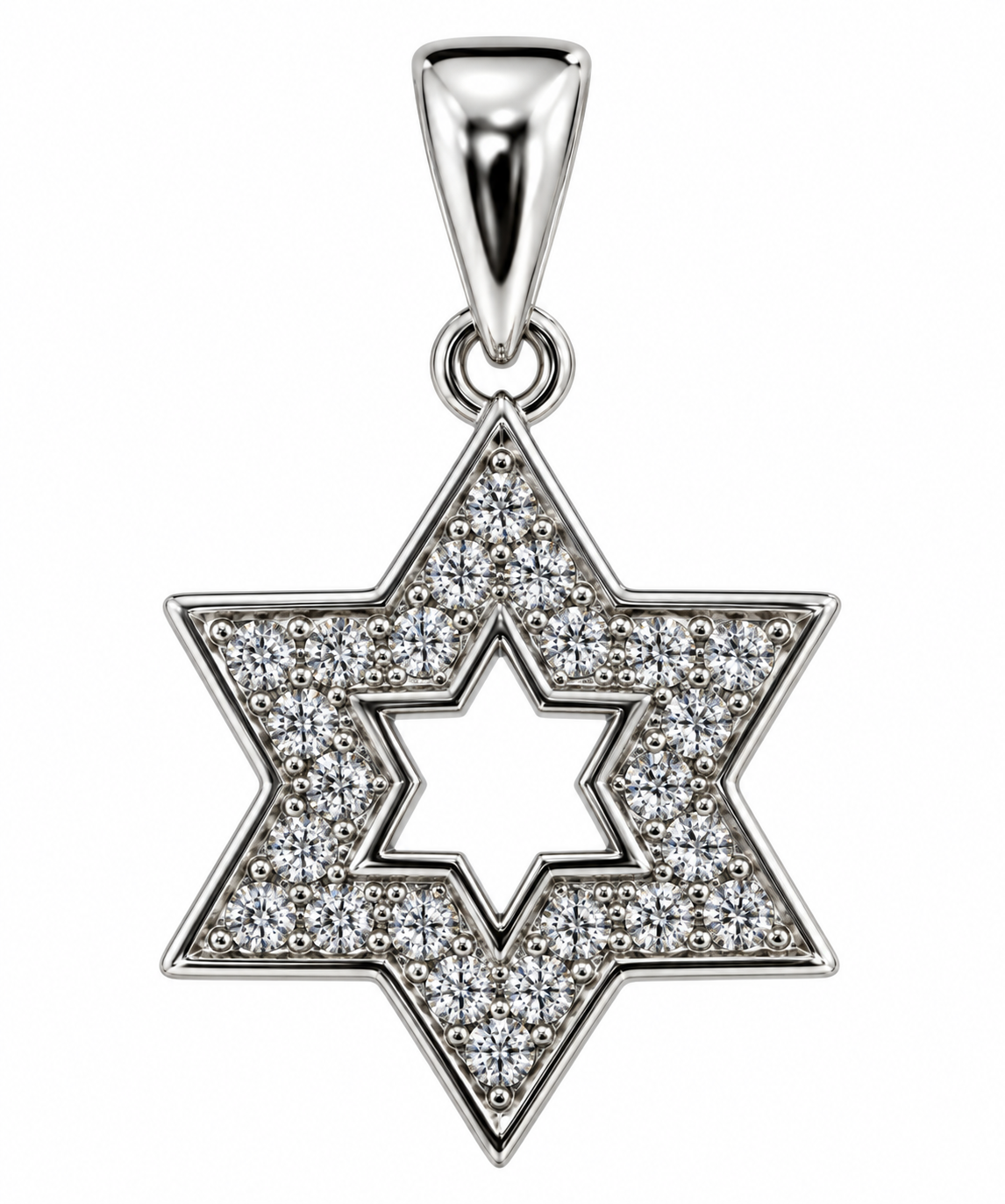 Double Star of David Pendant